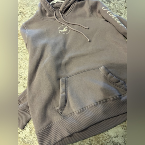 Hollister Hoodie Sweatshirt Purple Lilac Women’s Large - Picture 12 of 12